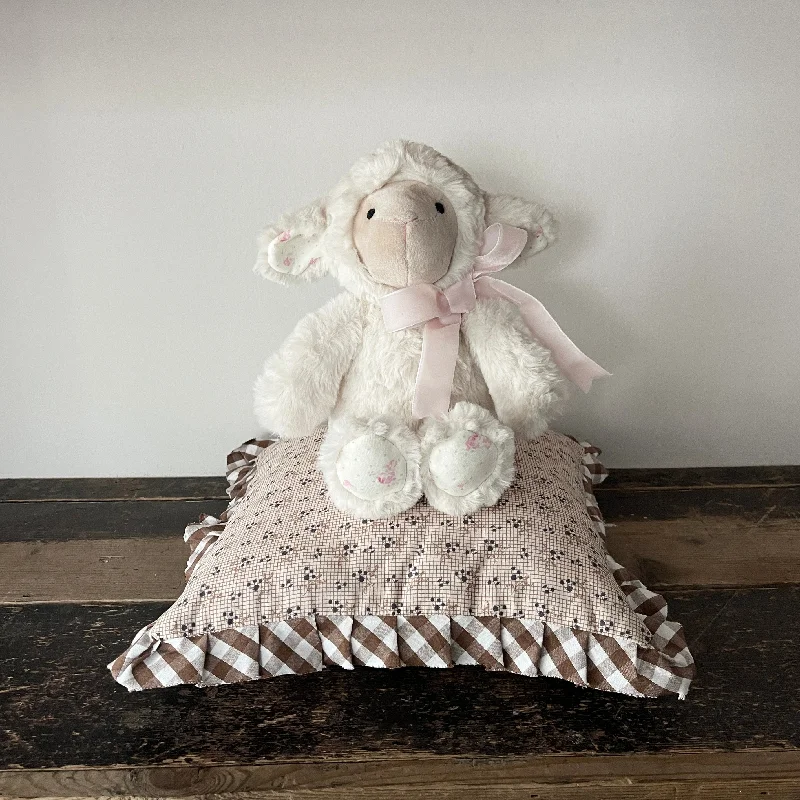 Lumbar Support Pillows for Car SeatsLifestyle Image: Lullaby Pillow and Lettice the Lamb