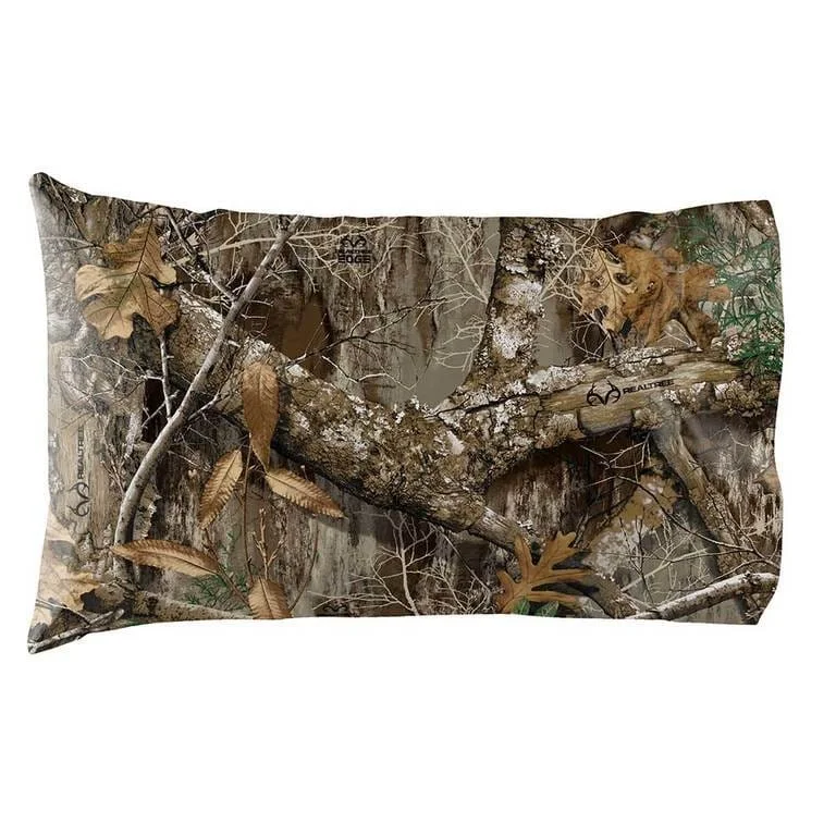 Queen - Size Sheet Sets with a European Pillowcase SetRealtree Xtra Green Camo Pillowcase 2 Pk