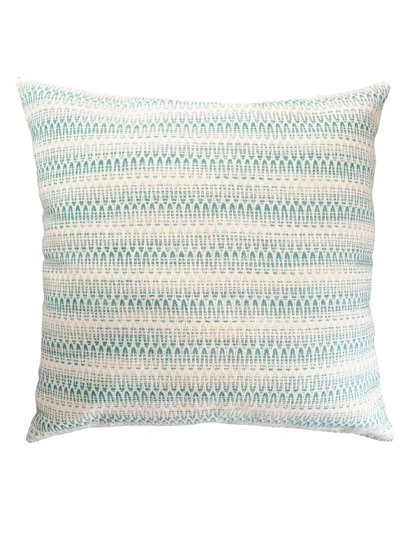 Travel Pillows for Long JourneysSummer Twist Aqua 24x24 Indoor Outdoor Pillow