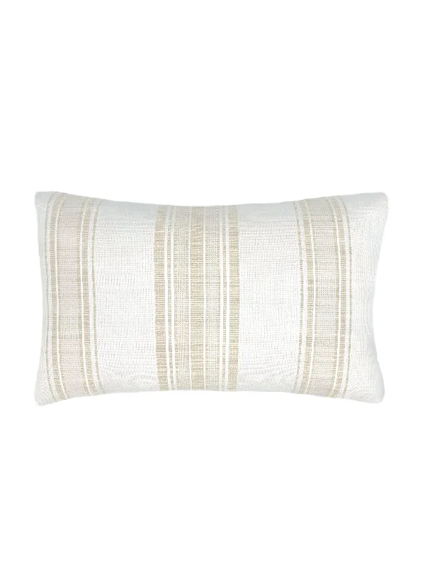 Feather Pillows for a Luxurious SleepBeach Club Beige Stripe Indoor Outdoor Pillow