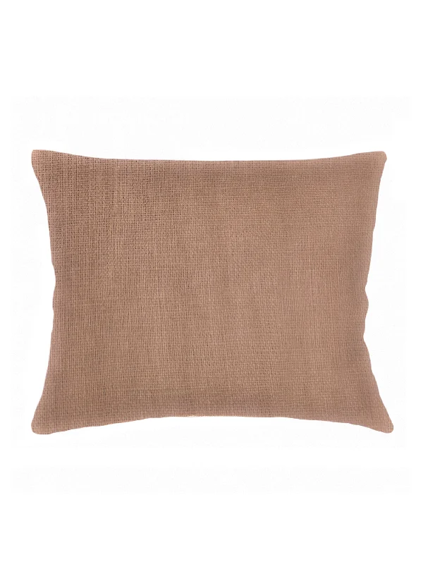 Square Pillows for Modern Home DecorSo Soft Linen Latte Dutch Euro Pillow 28x36