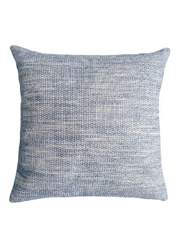 Cotton Pillows for Natural ComfortNatural Waves Indigo Indoor Outdoor Pillow