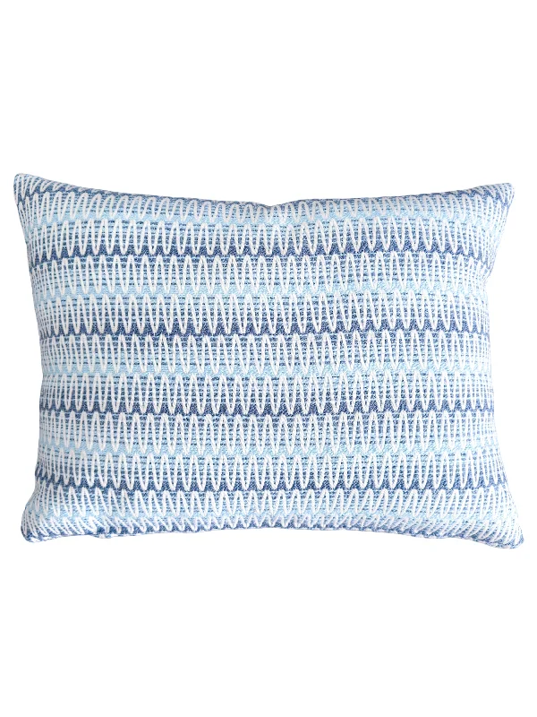 Back Support Pillows for Office ChairsSummer Twist Blue 14x20 Indoor Outdoor Pillow