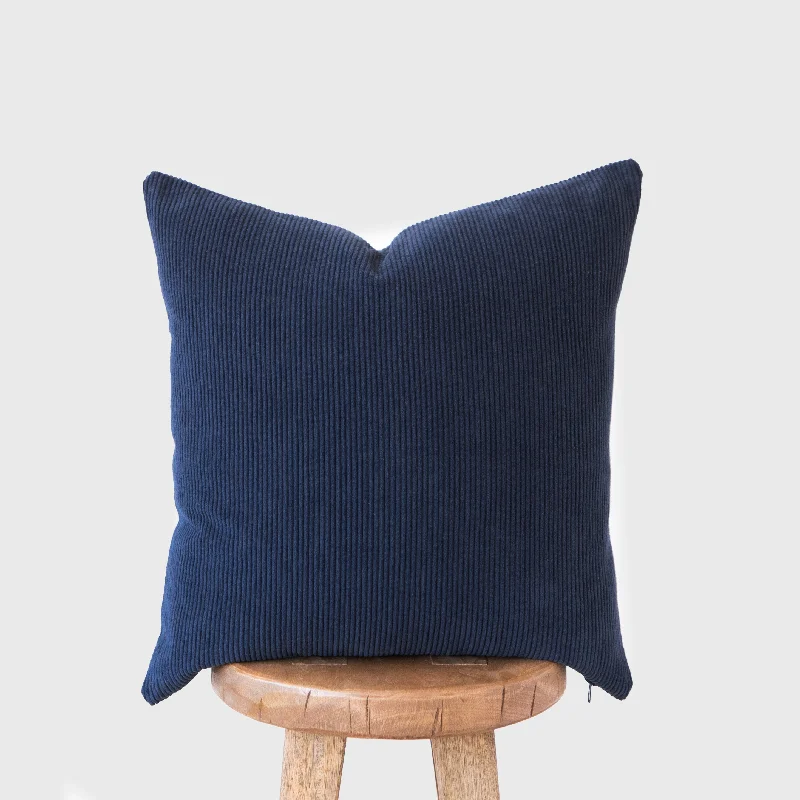 Kids Pillows with Fun DesignsNavy Corduroy  - 18" | 22" | 12x20"