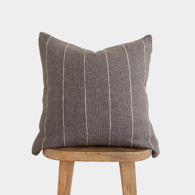 Velvet Pillows for a Touch of EleganceWren In Warm Charcoal - 18" | 22" | 26"