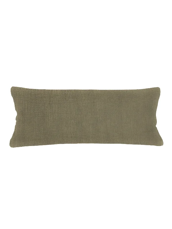 Memory Foam Pillows for Neck SupportSo Soft Linen Olive Green Body Pillow