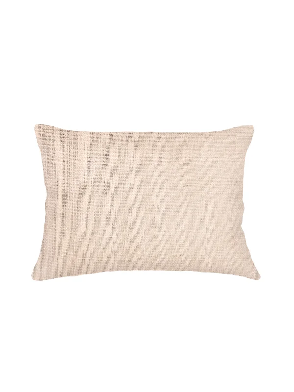 Cotton Pillows for Natural ComfortSo Soft Linen Sandy Beige Pillow 14x20