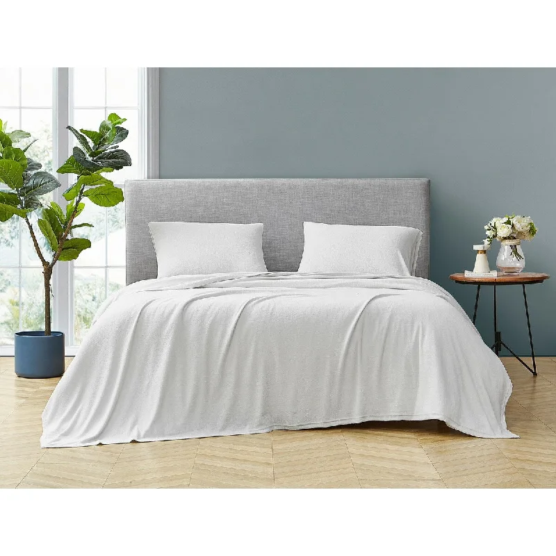 Rayon - Cotton Sheets for a Breathable and Soft BlendCotton Terry Sheet Set