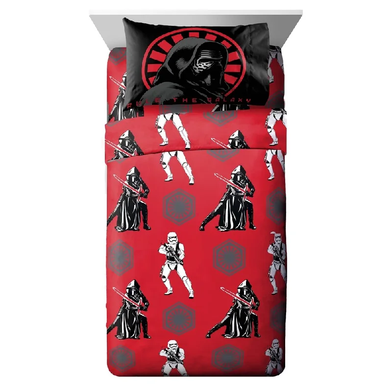 Thermal - Regulating Bamboo Sheets for All - Season ComfortStar Wars Ep7 Rule Galaxy Twin 3 Piece Twin Sheet Set