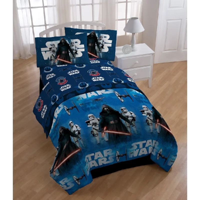 Moisture - Wicking Cotton Sheets for a Dry and Comfortable SleepStar Wars Ep7 Force Awakens 3 Piece Twin Sheet Set