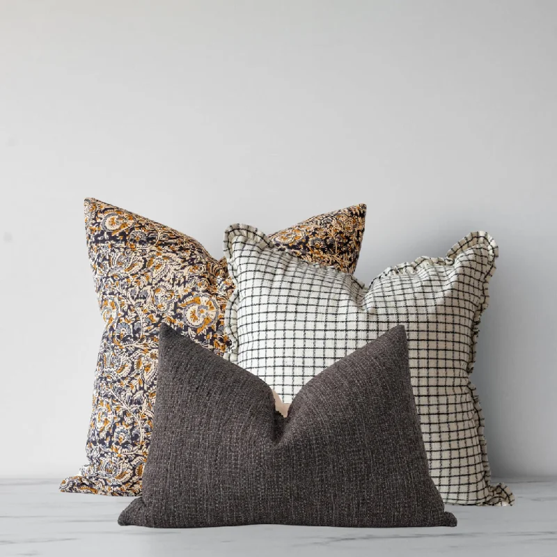 Velvet Pillows for a Touch of EleganceAlfred Pillow Cover Combo