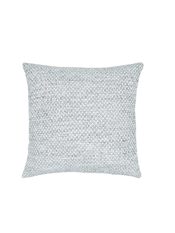 Square Pillows for Modern Home DecorCoastal Breeze Grey Indoor and Outdoor Pillow