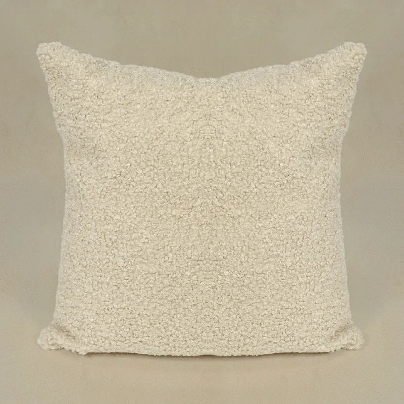 Lumbar Support Pillows for Car SeatsFaux Sheepskin Pillow - Linen