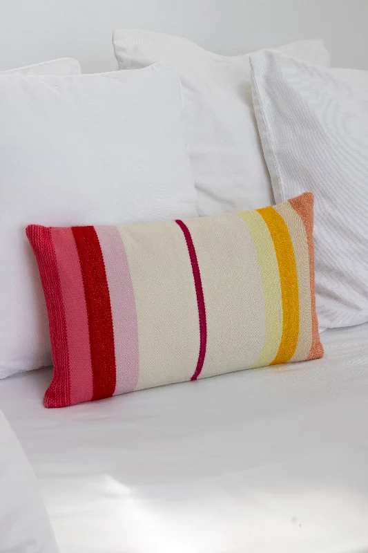 Cotton Pillows for Natural ComfortPillow, Stripes, Pinks