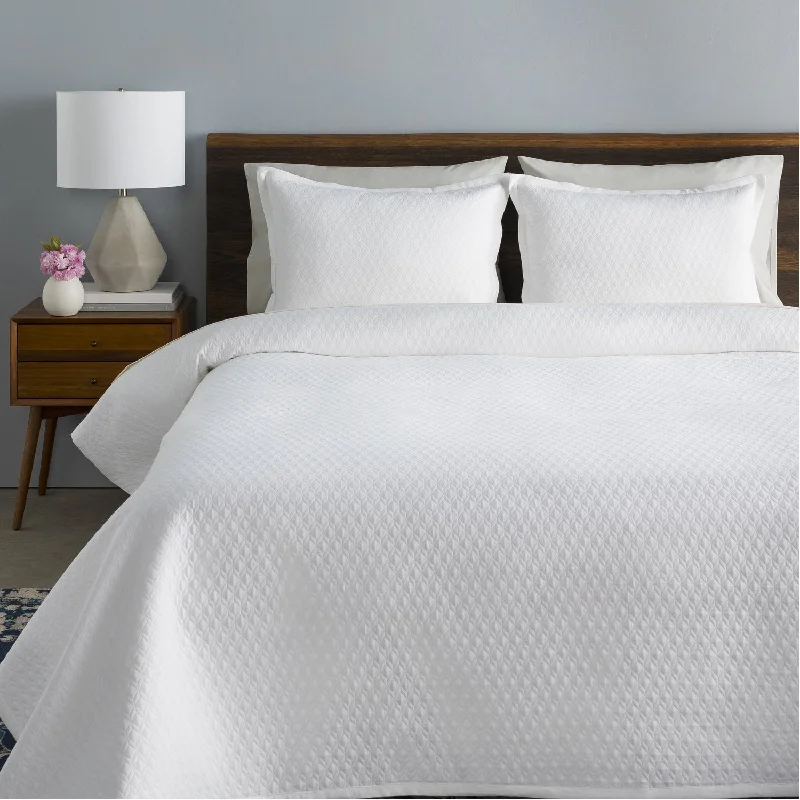 Wrinkle - resistant duvet covers for a neat and tidy lookBriley Bedding in White