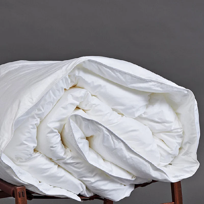 Moisture - wicking duvet covers to prevent night sweatsCascade Cluster Fibre Duvet