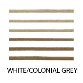 White/Colonial Grey