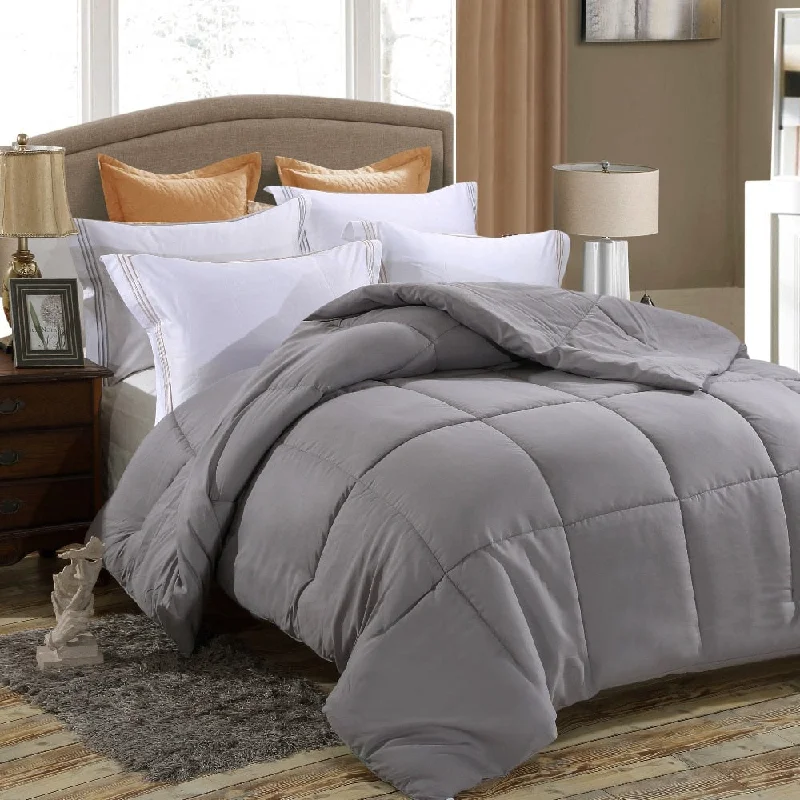 Anti - dust mite duvet covers to keep the sleep environment cleanDown Alternative Comforter, Duvet Insert, Medium Weight for All Season, Fluffy, Warm, Soft & Hypoallergenic