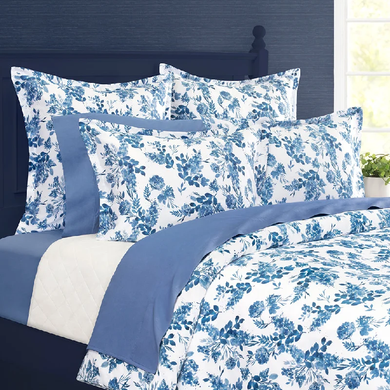 California king - size duvet covers for the extra - long and wide California king bedsHarlow Indigo Duvet Cover