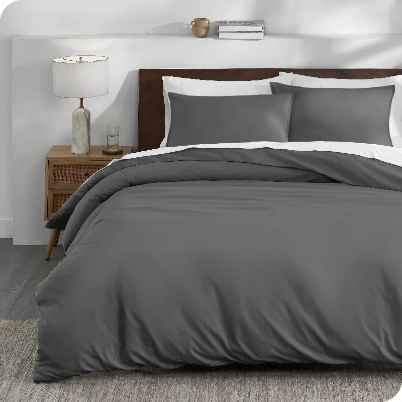 Expensive duvet covers with premium materials and artisanal craftsmanshipOrganic Cotton Jersey Duvet Cover Set - Full/Queen