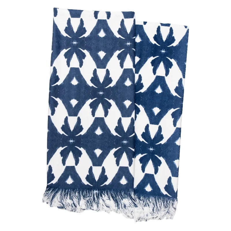 Duvet covers to match a specific bedroom color schemePalm Navy Throw Blanket