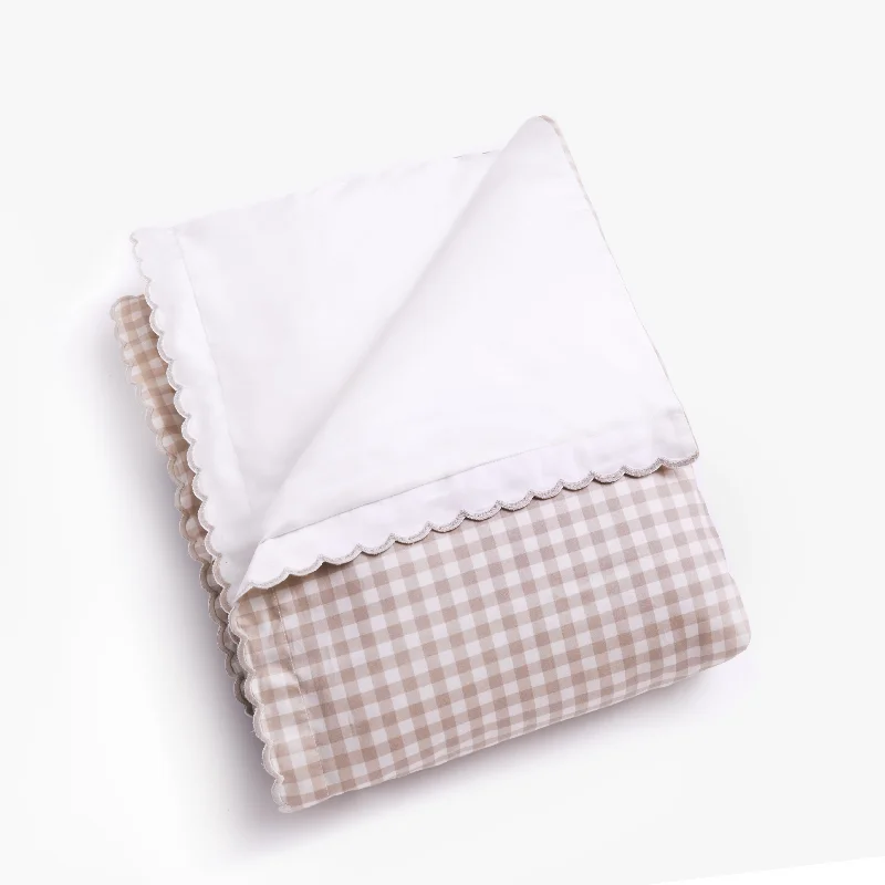 Mid - priced duvet covers with a good balance of quality and costPicnic Gingham Baby Duvet - Beige