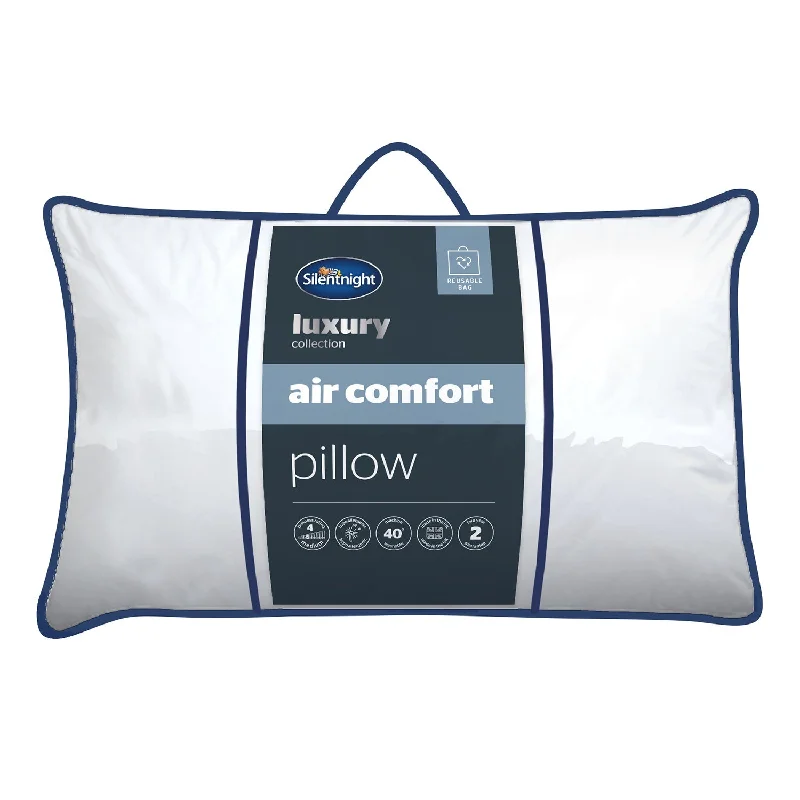 Queen - size duvet covers for standard queen - sized mattressesSilentnight Luxury Air Comfort Pillow - Medium Support