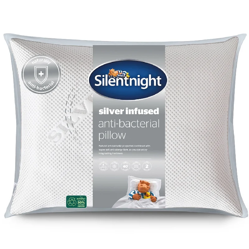 Queen - size duvet covers for standard queen - sized mattressesSilentnight Wellbeing Silver Anti Allergy Pillow