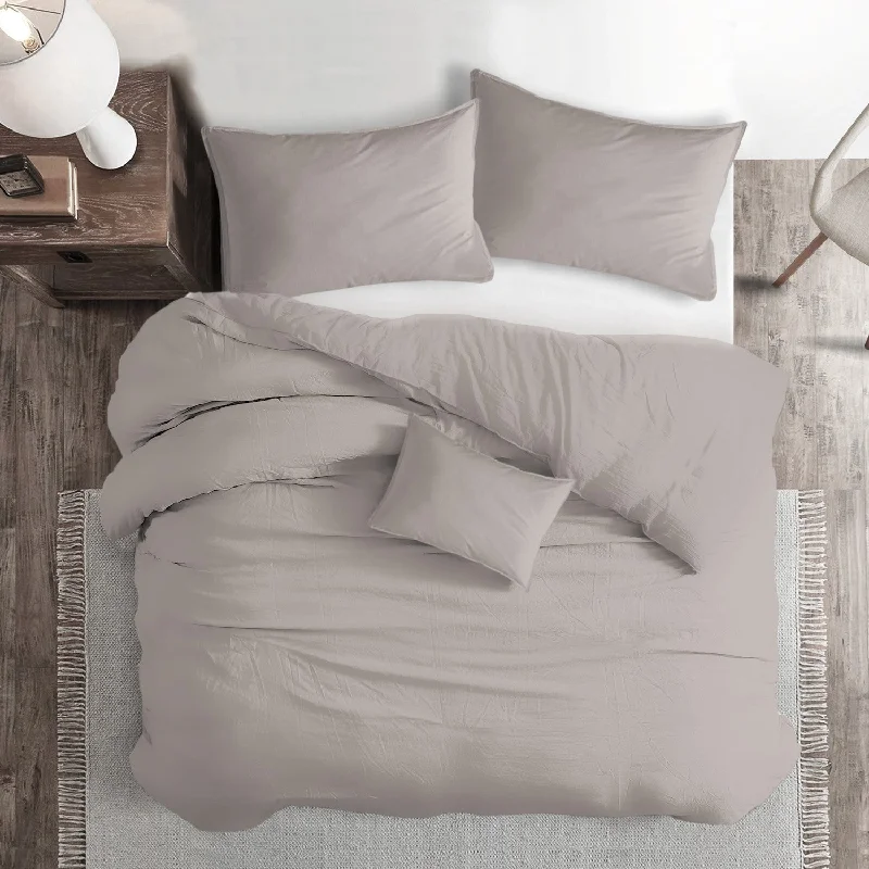 Duvet covers to pair with down comforters for maximum warmthSt Anne Cafe au Lait Bedding